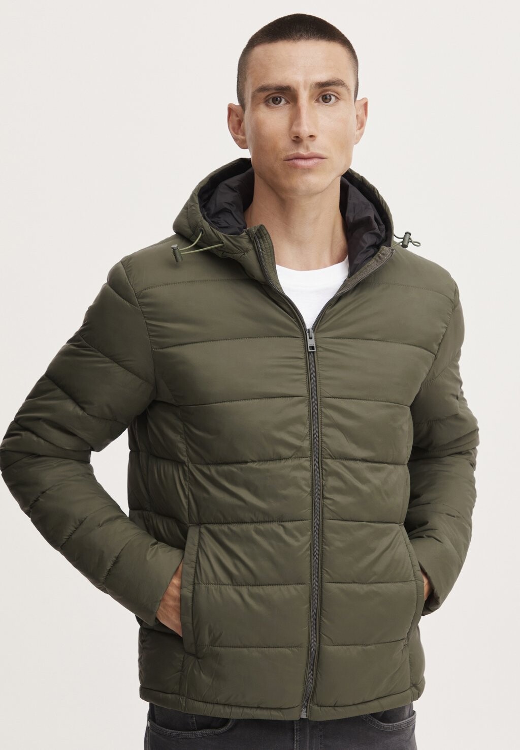 

Зимняя куртка Solid, серый деним