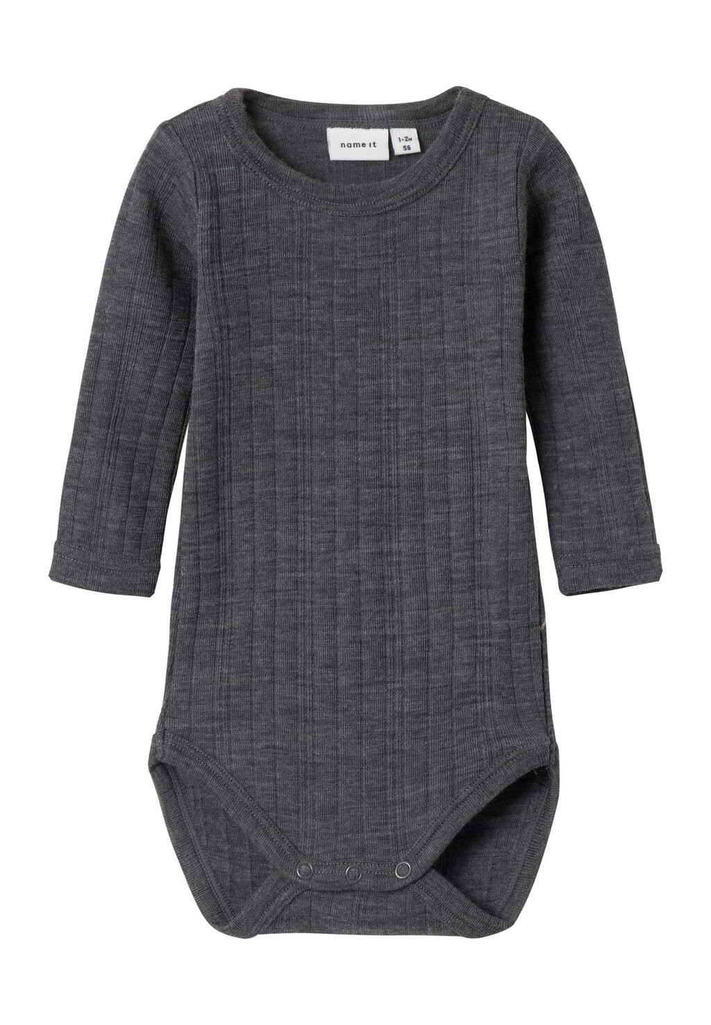 

Боди NBMWANG SOLID UNISEX Name it, цвет iron gate