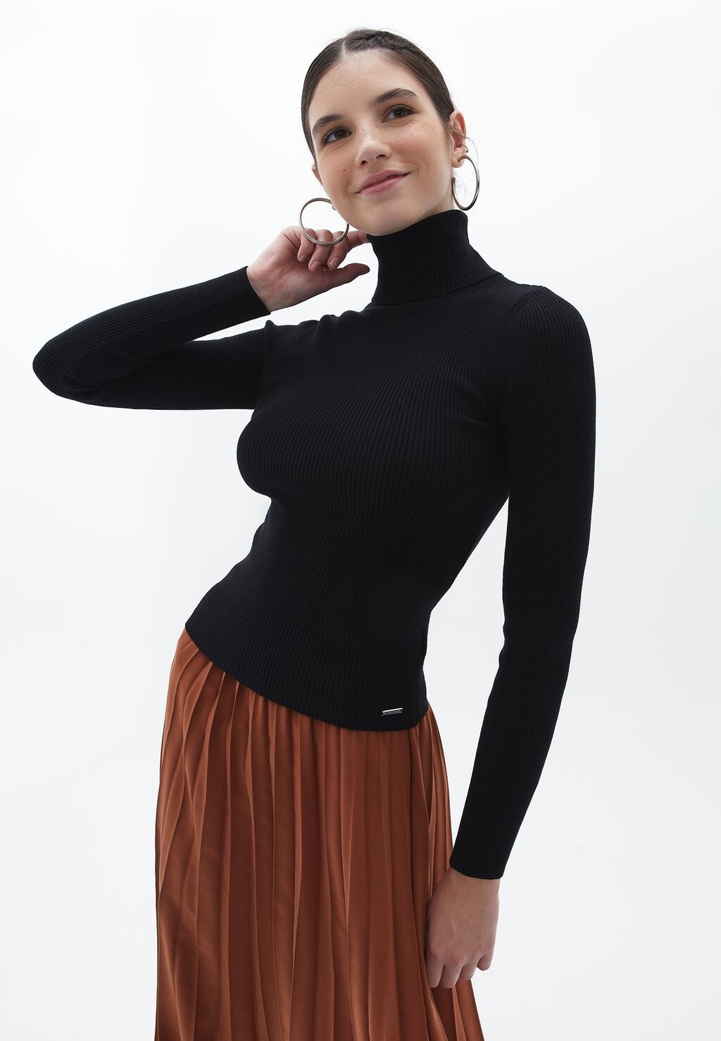 

Свитер OXXO Turtleneck, черный