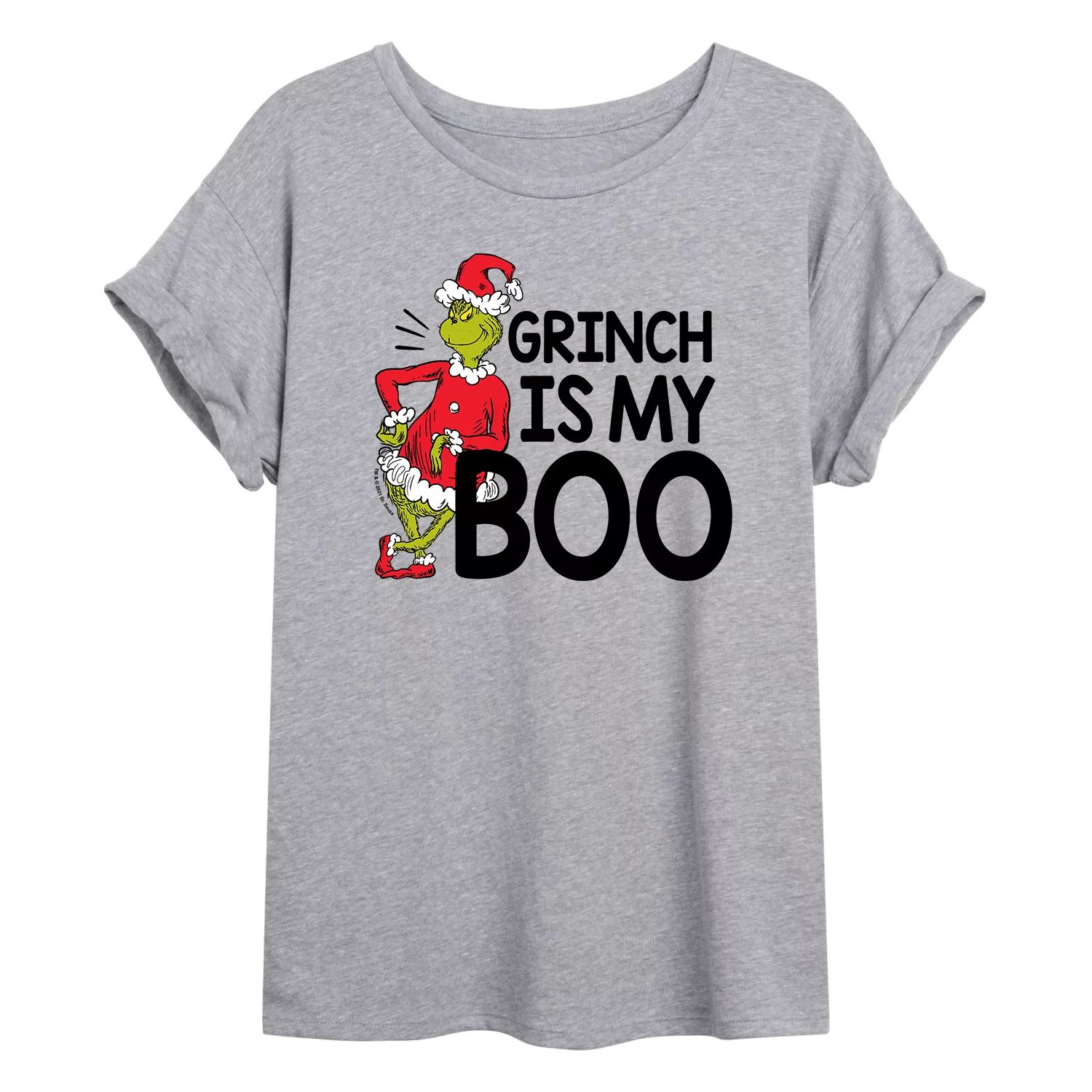 Огромная футболка с рисунком «Доктор Сьюз Гринч» для юниоров — My Boo Licensed Character фото