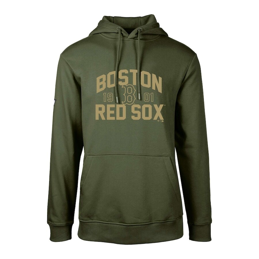 

Пуловер с капюшоном Levelwear Boston Red Sox, зеленый