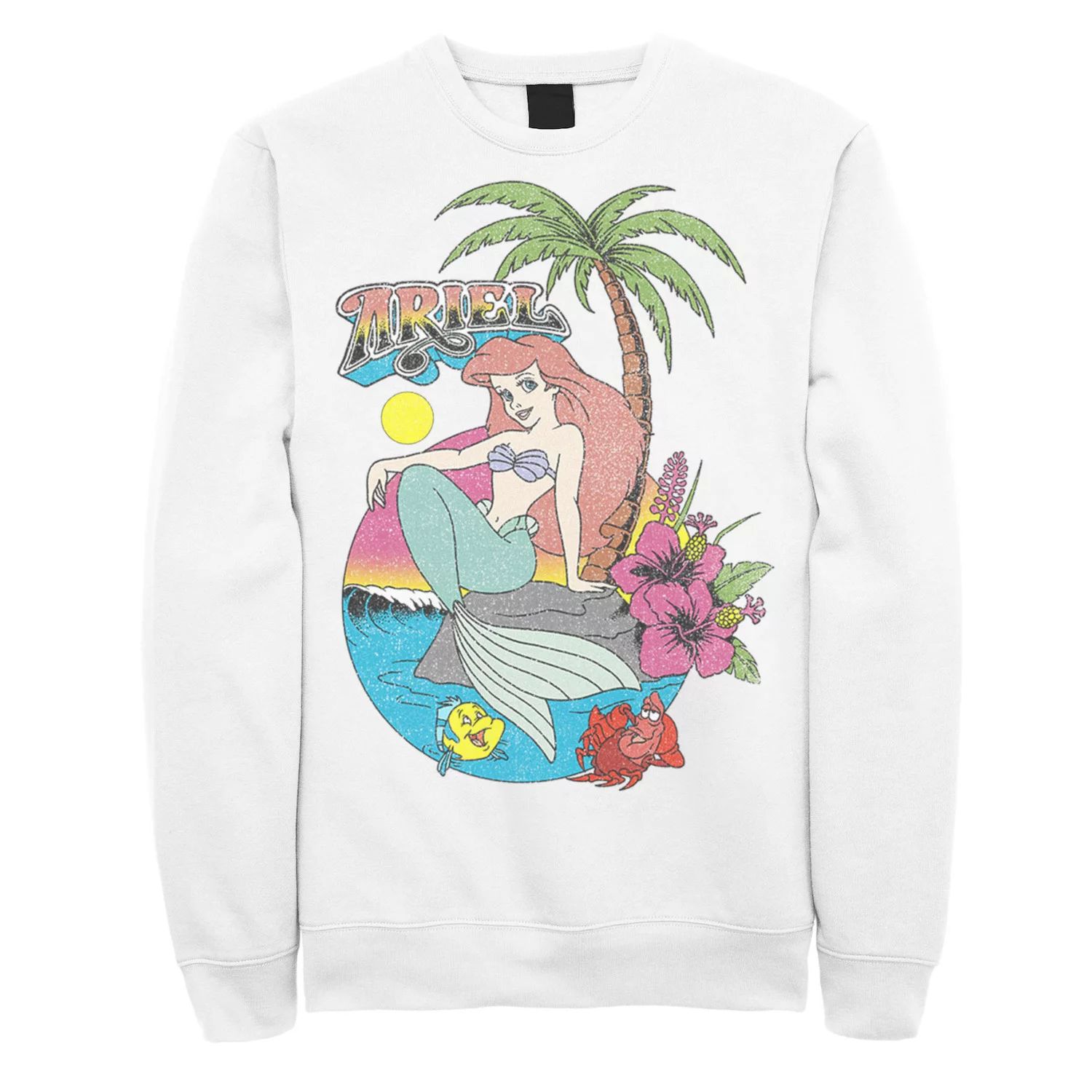 Мужская флисовая рубашка с логотипом Ariel The Little Mermaid Disney