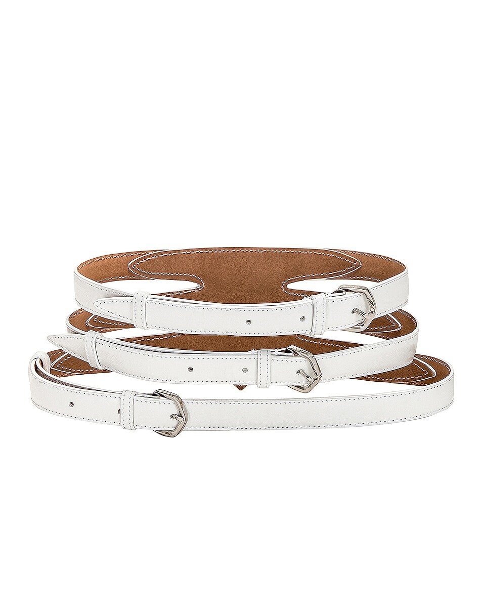 

Ремень Alaïa Multi, цвет Blanc Optique