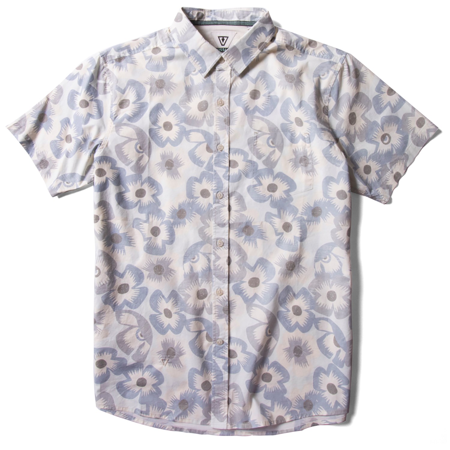 цена Рубашка Vissla Lookout Short-Sleeve Eco, цвет Cool Blue