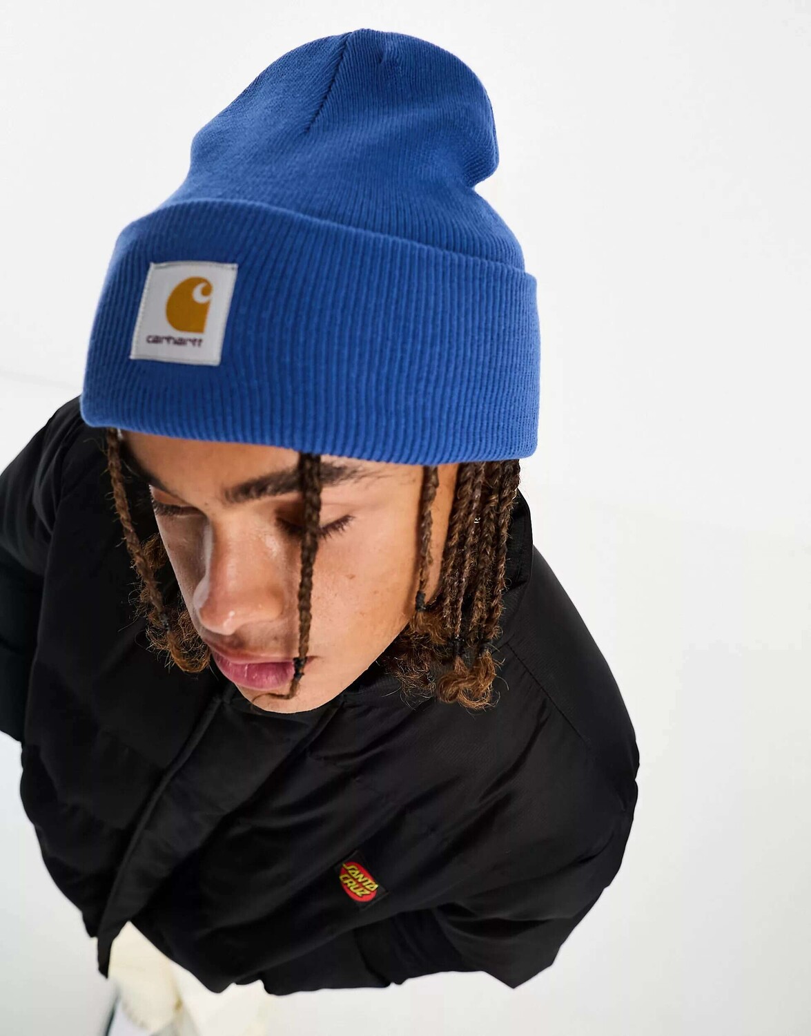 

Синяя шапка-бини для часов Carhartt WIP