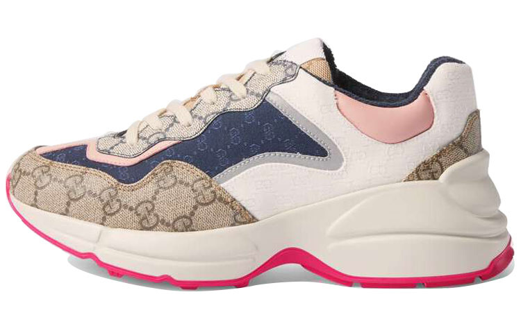 

GUCCI Gucci Wmns GG Rhyton 'Бежевый Белый Розовый'