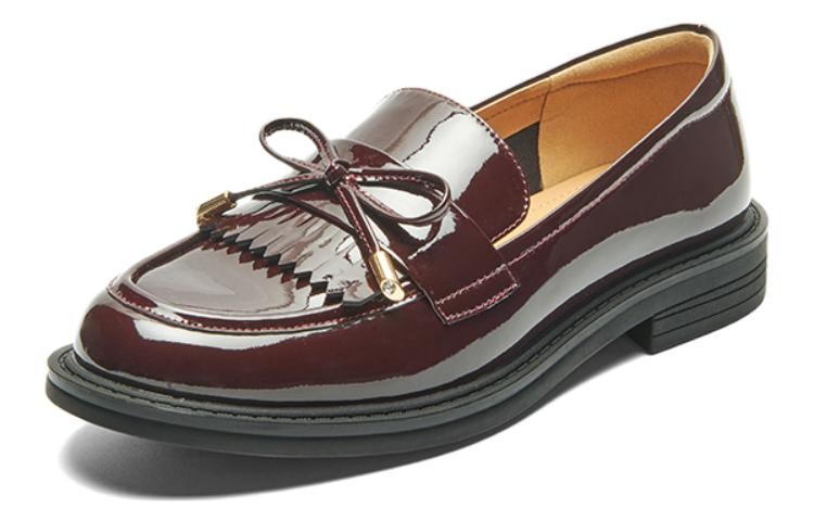 

Лоферы женские Pt'Son, цвет Burgundy