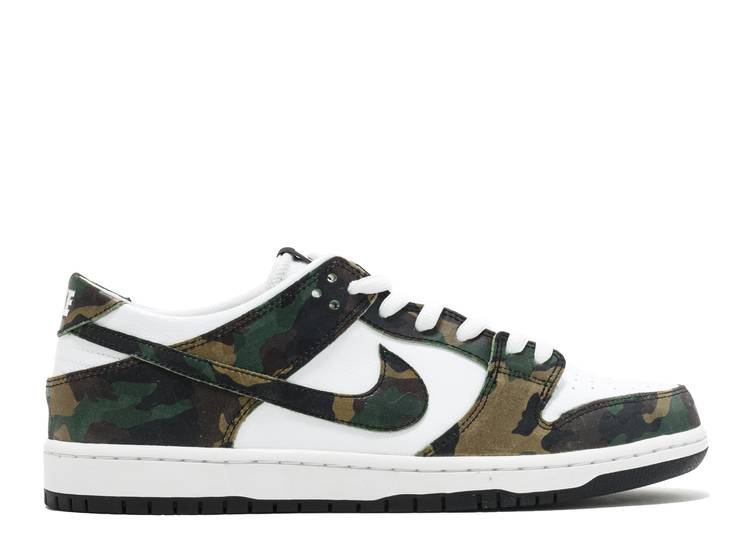 Camouflage nike dunks sb hotsell