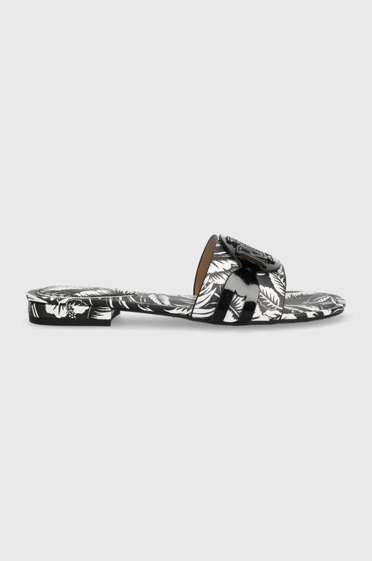 

Кожаные тапочки Alegra Lauren Ralph Lauren, черный