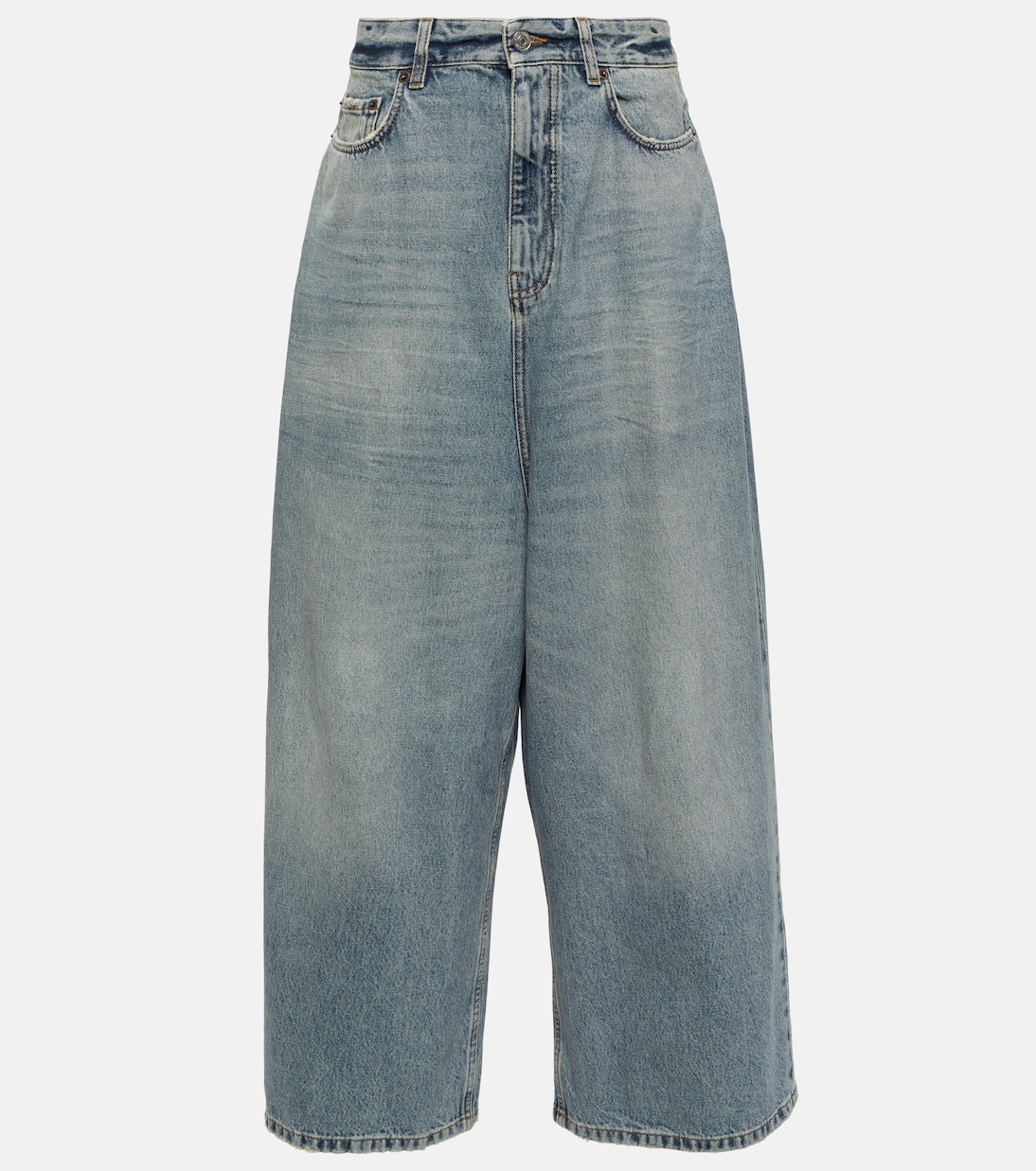 цена Широкие джинсы Balenciaga, синий