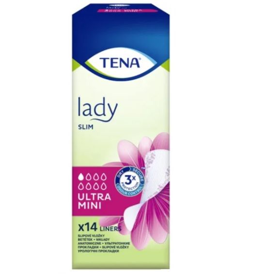 цена Tena Lady Ultra Mini урологические прокладки, 14 шт.