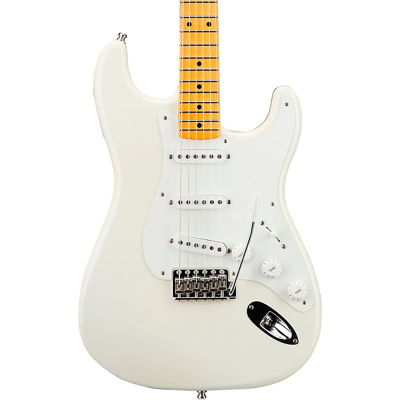компакт диски shout factory jimmie vaughan plays more blues ballads Электрогитара Fender Custom Shop Jimmie Vaughan Signature Stratocaster Electric Guitar Aged Olympic White