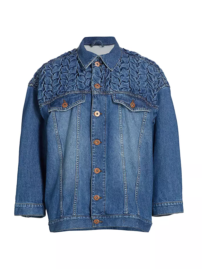 Хлопковая джинсовая куртка Pia Atelier 17.56, цвет denim