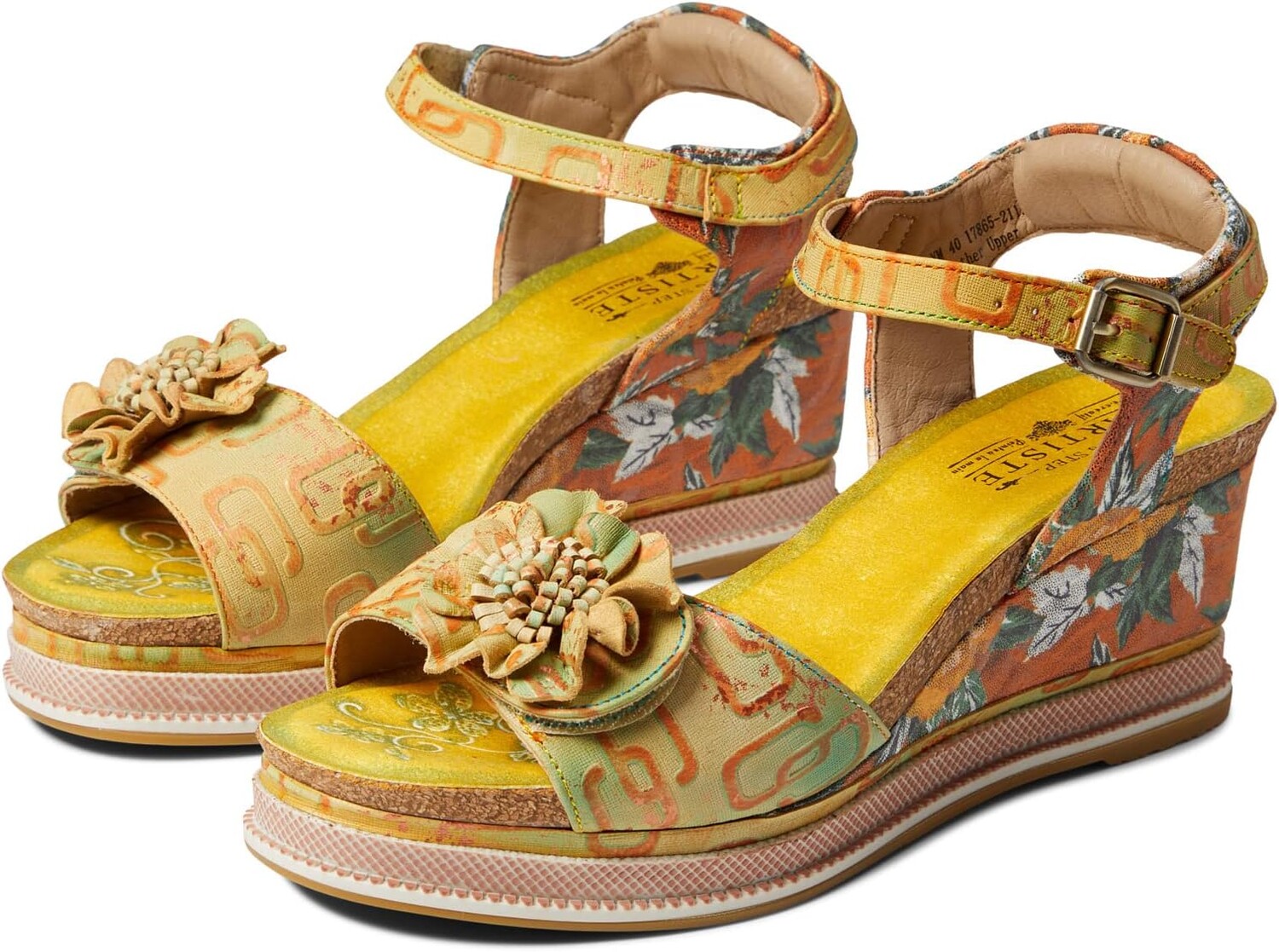 

Босоножки Vienrose-Fleur L'Artiste by Spring Step, цвет Yellow Multi