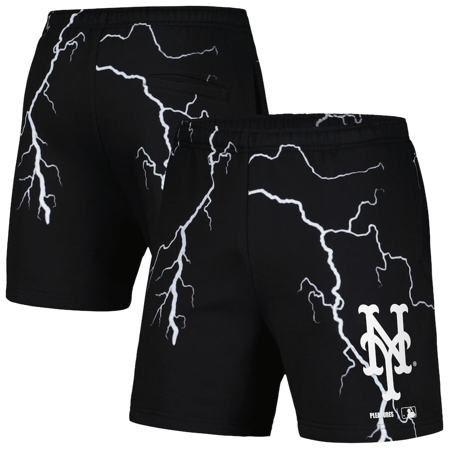 

Шорты PLEASURES New York Mets, черный