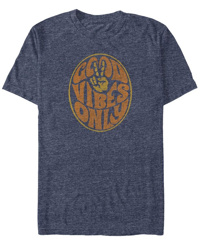 Мужская футболка с коротким рукавом Good Vibes с круглым вырезом Fifth Sun, синий