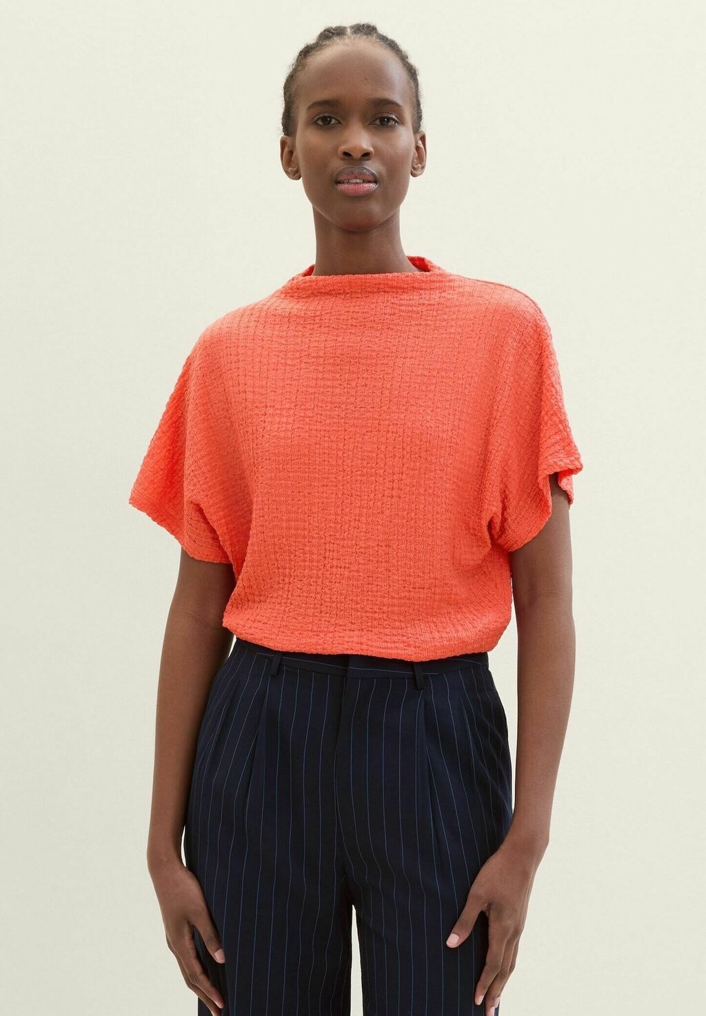 

Блузка IN OPTIK TOM TAILOR DENIM, цвет plain red