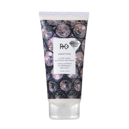 

R+Co Gemstone Ultra Shine Glossing Treatment, усиленное сияние, глубокое увлажнение, 5 унций