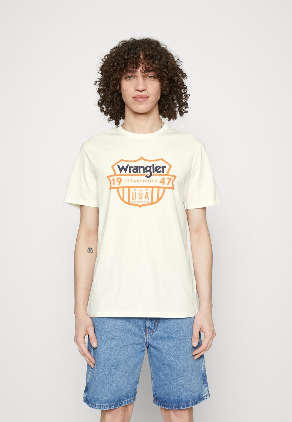 

Футболка с принтом Wrangler, белый