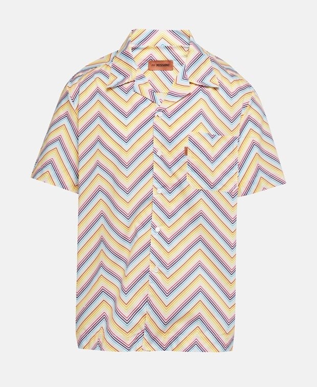 

Рубашка с короткими рукавами – стандартный крой Missoni, белый