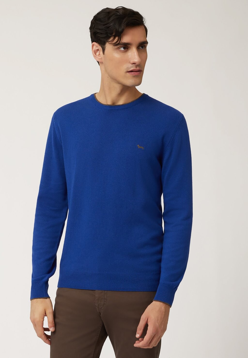 

Свитер Ws Mixed Ожерелье Harmont & Blaine, цвет blu fluo