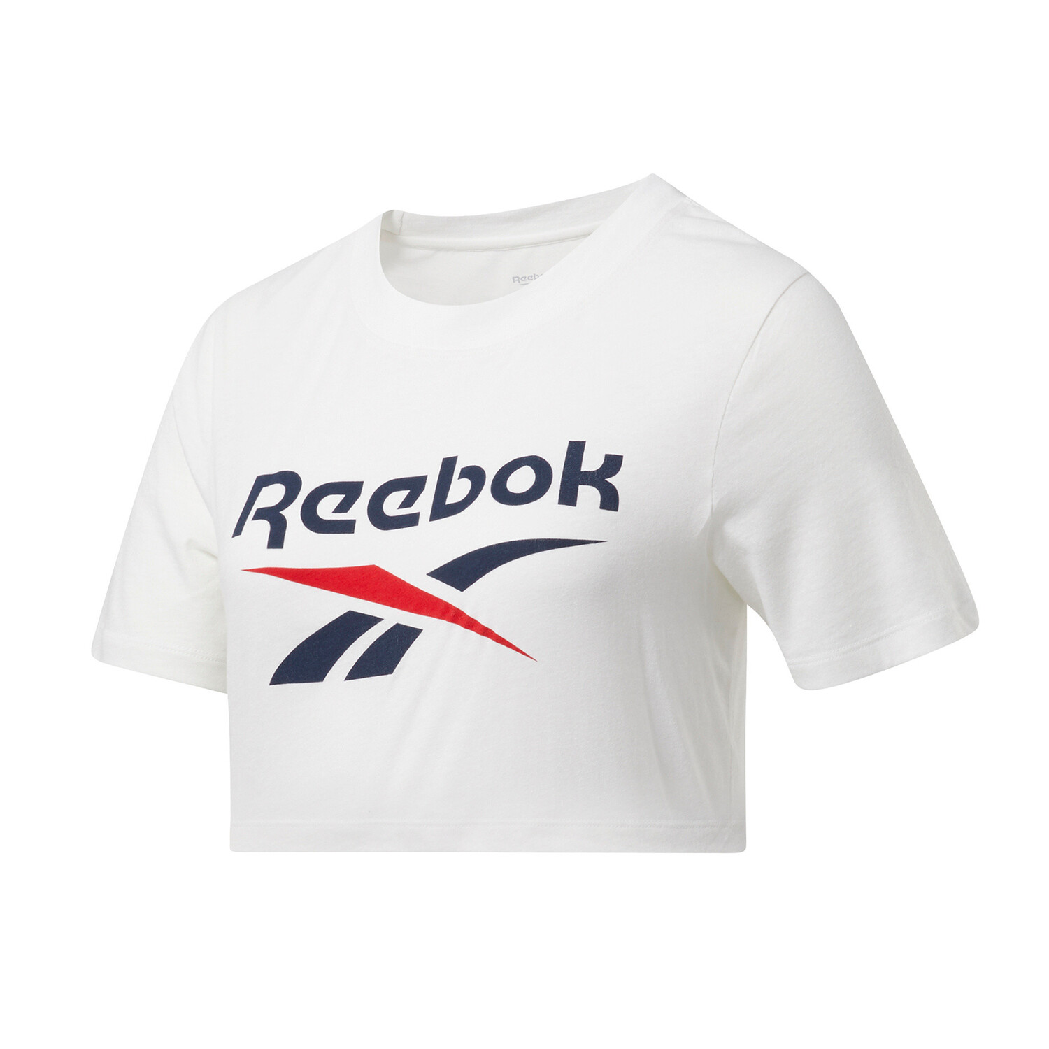 

Укороченная футболка Reebok с логотипом Reebok, белый