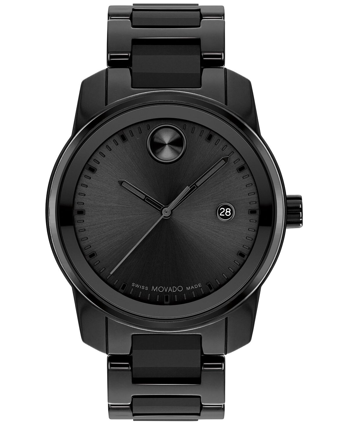 

Мужские часы Swiss Bold Verso с черным керамическим браслетом, 42 мм Movado