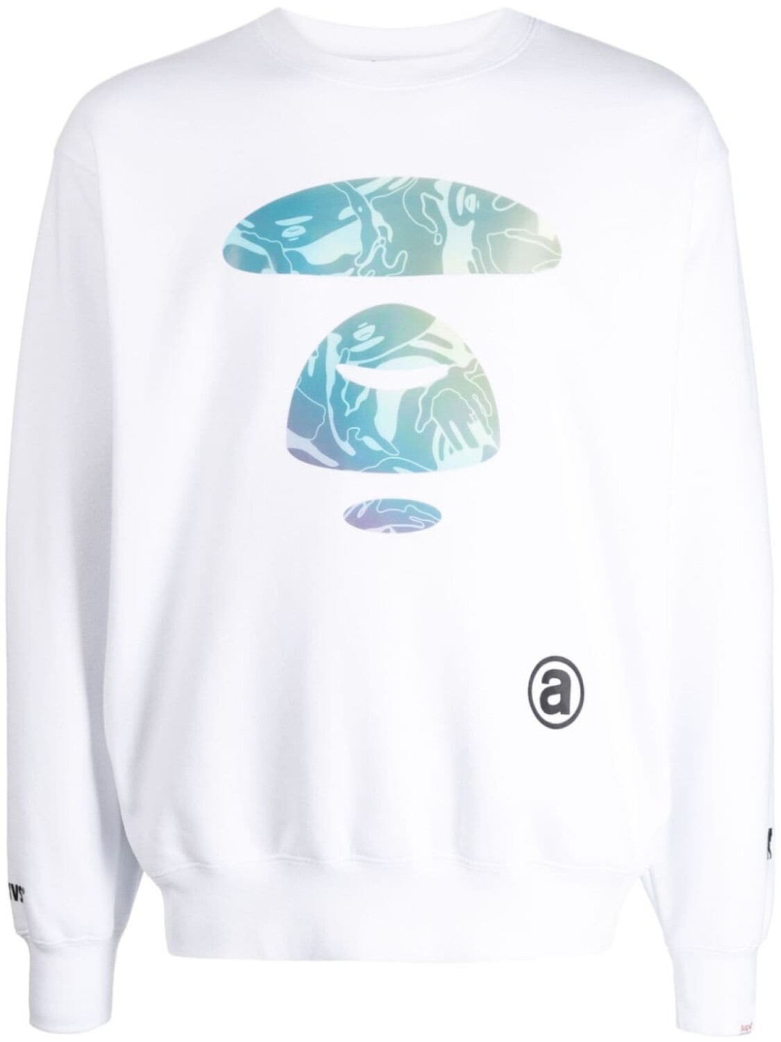 

AAPE BY *A BATHING APE толстовка с логотипом, белый