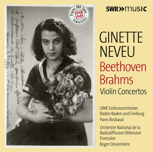

CD диск Beethoven / Brahms / Neveu / Orchestre National: Beethoven & Brahms: Violin Concertos