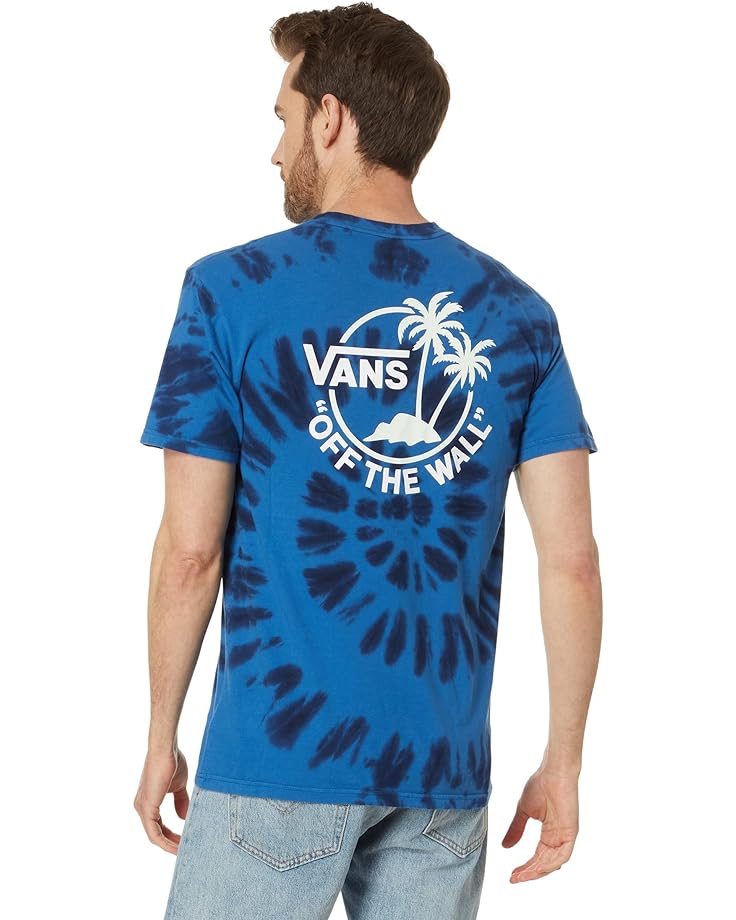 

Футболка Vans Mini Dual Palm Tie-Dye Short Sleeve Tee, цвет True Blue/White/Blue Glow