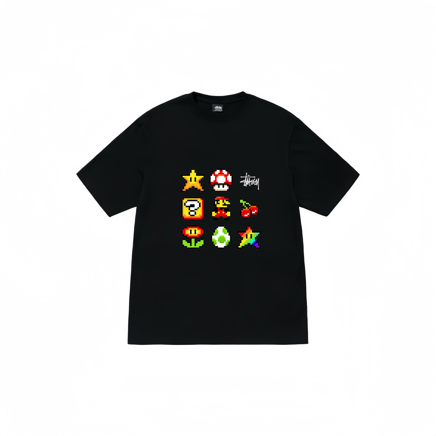 

Футболка унисекс черная Stussy, черный