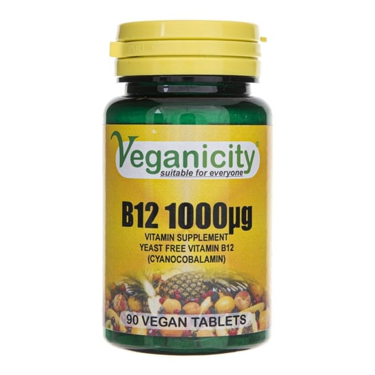 Veganicity, Витамин B12 1000 мкг, 90 таблеток