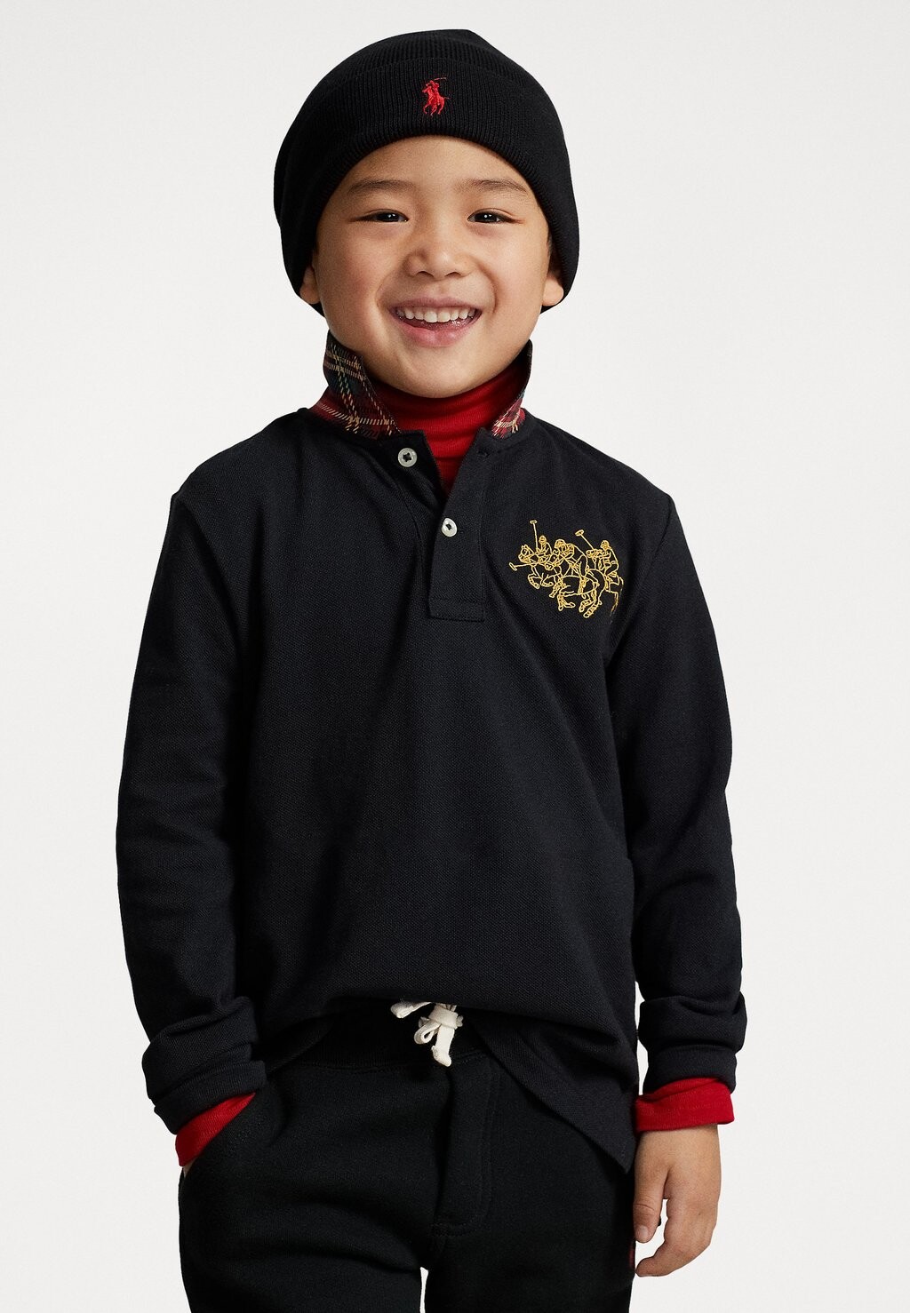 

Рубашка-поло Polo Ralph Lauren, цвет black