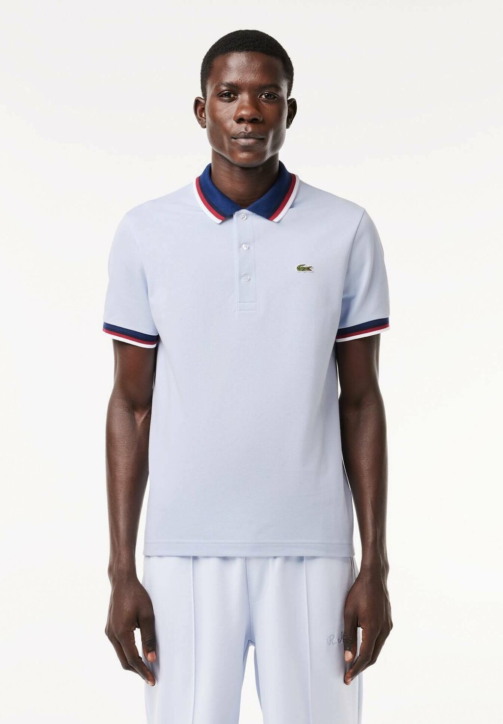 

Поло Lacoste, синий