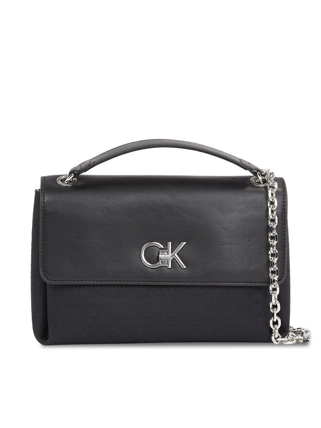 

Классическая сумка Re-Lock Conv Shoulder Bag_Jcq Calvin Klein, черный