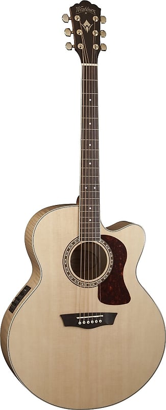 Акустическая гитара Washburn HJ40SCE Heritage Series Jumbo Cutaway Acoustic-Electric Guitar