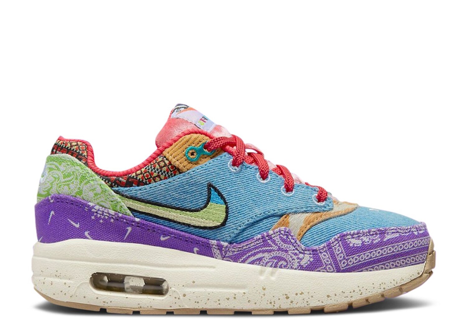 

Кроссовки Nike Concepts X Air Max 1 Sp Ps 'Far Out', разноцветный