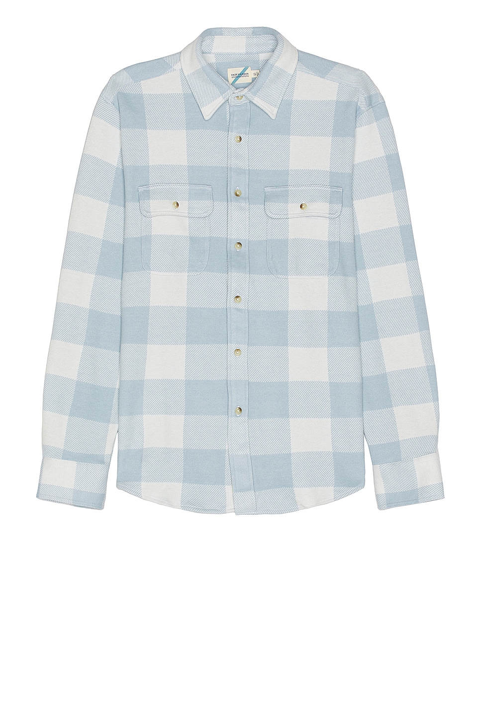 

Рубашка Fair Harbor The Dunewood Flannel, цвет Light Blue