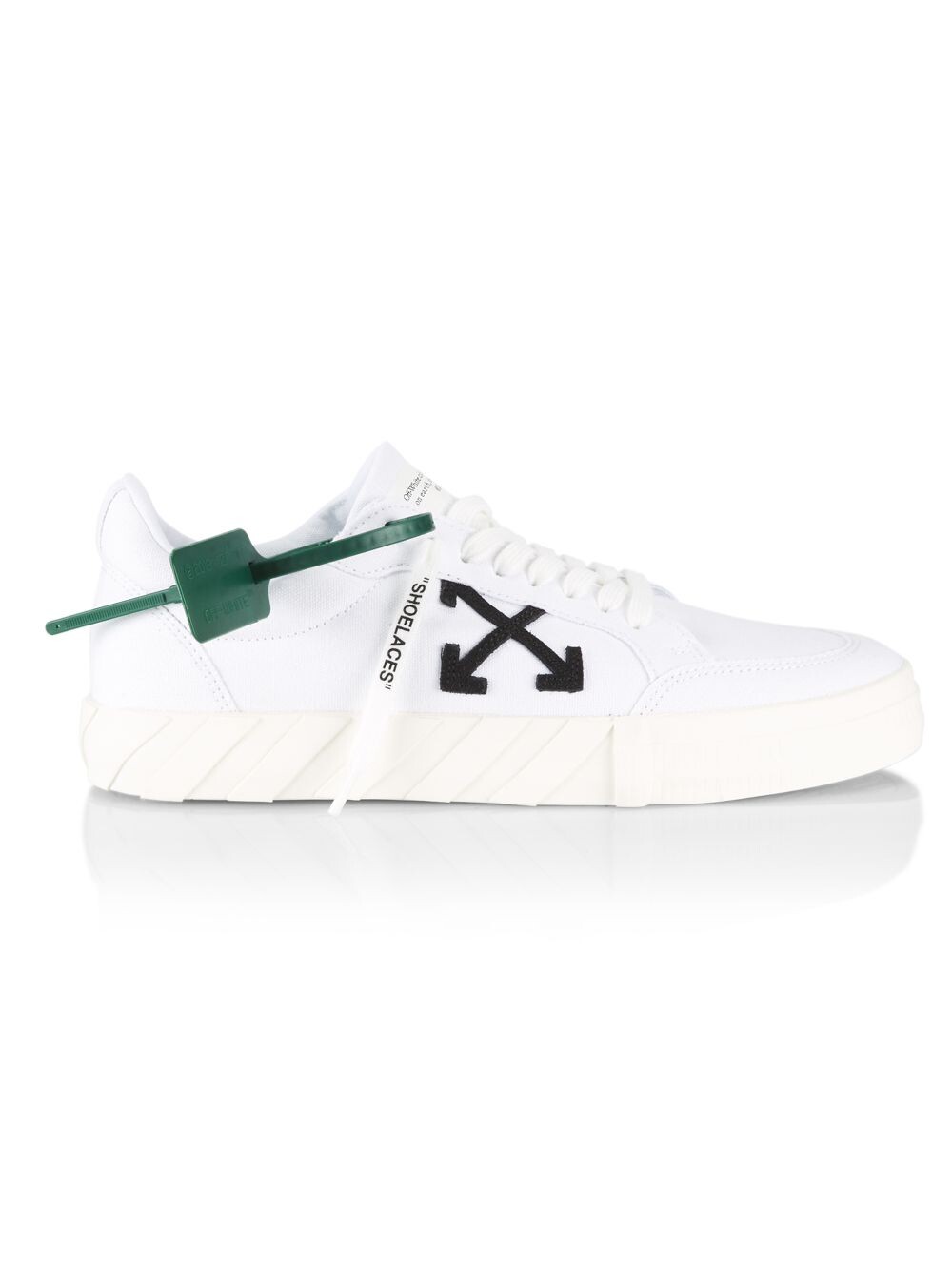 

Низкие кроссовки из вулканизированной кожи Off-White, белый