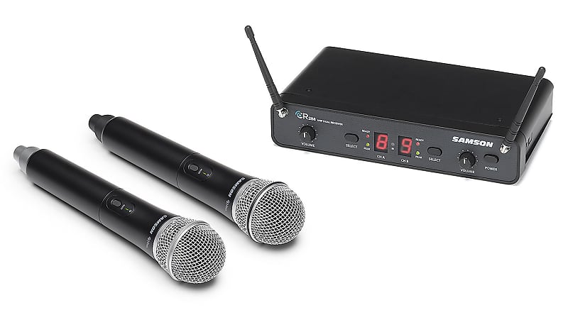 

Беспроводная система Samson Concert 288 Dual-Channel UHF Wireless Handheld Mic System - H Band (470-518 MHz)