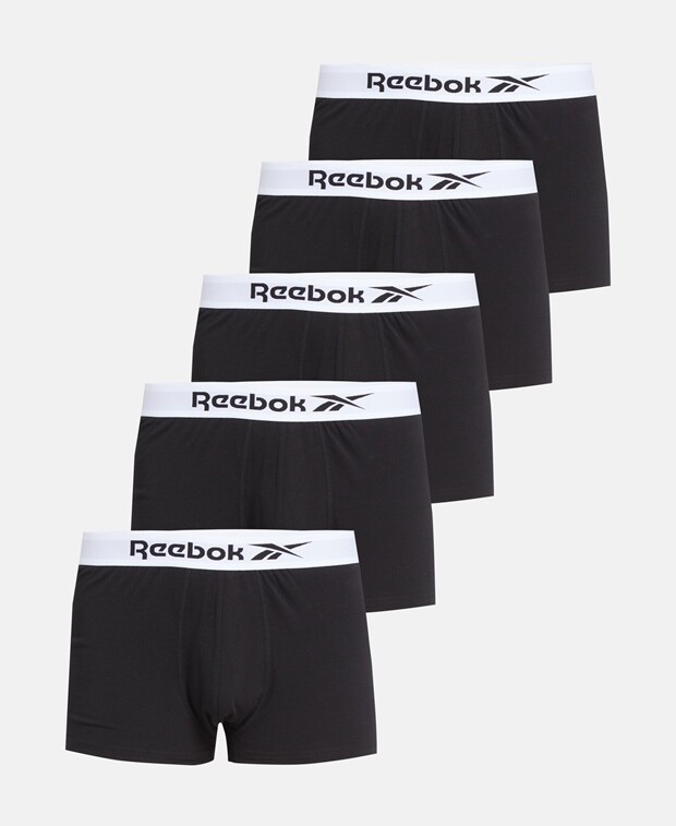 

Шорты-боксеры, 5 шт. Reebok, черный