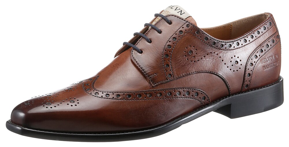 Обувь на шнуровке MELVIN & HAMILTON Budapester, коричневый шлепанцы melvin