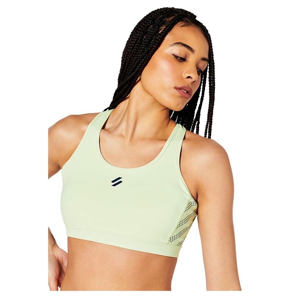 

Спортивный бюстгальтер Superdry Core Mid Impact Bra, желтый