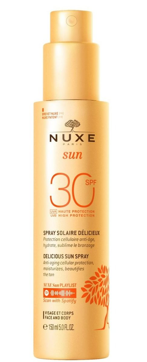 цена Nuxe Sun SPF30 лосьон для загара, 150 ml