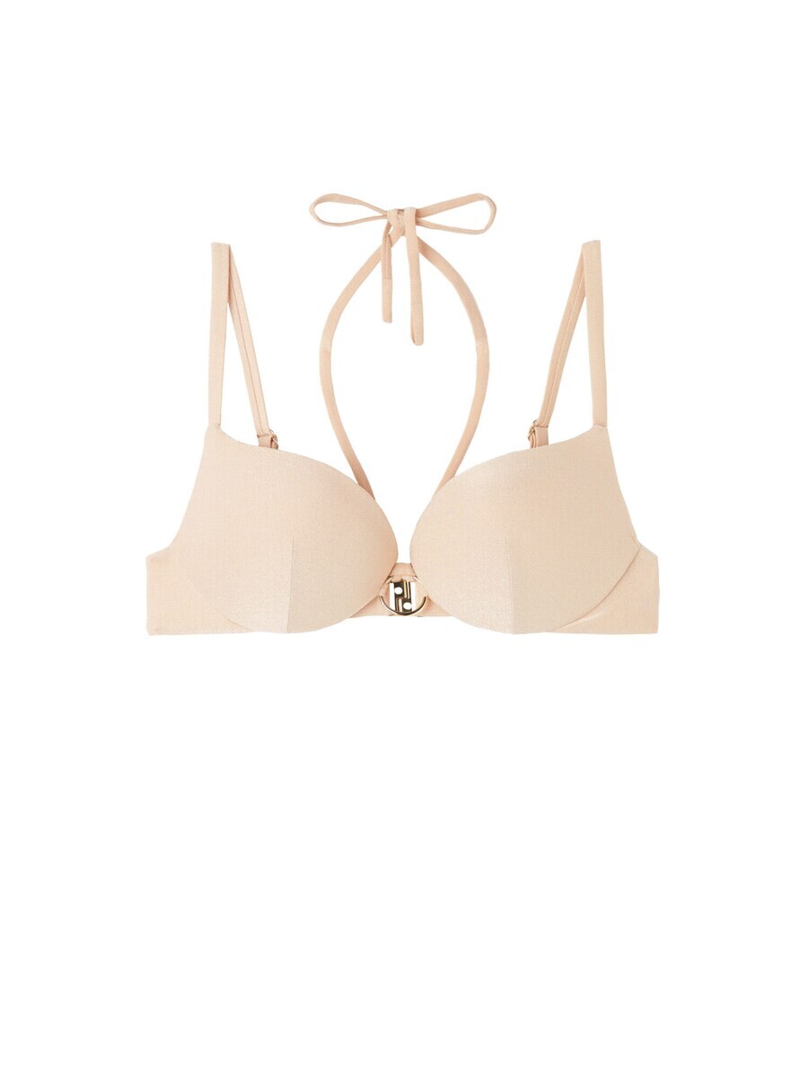

Топ бикини CALZEDONIA T-shirt Bikini Top, кремовый