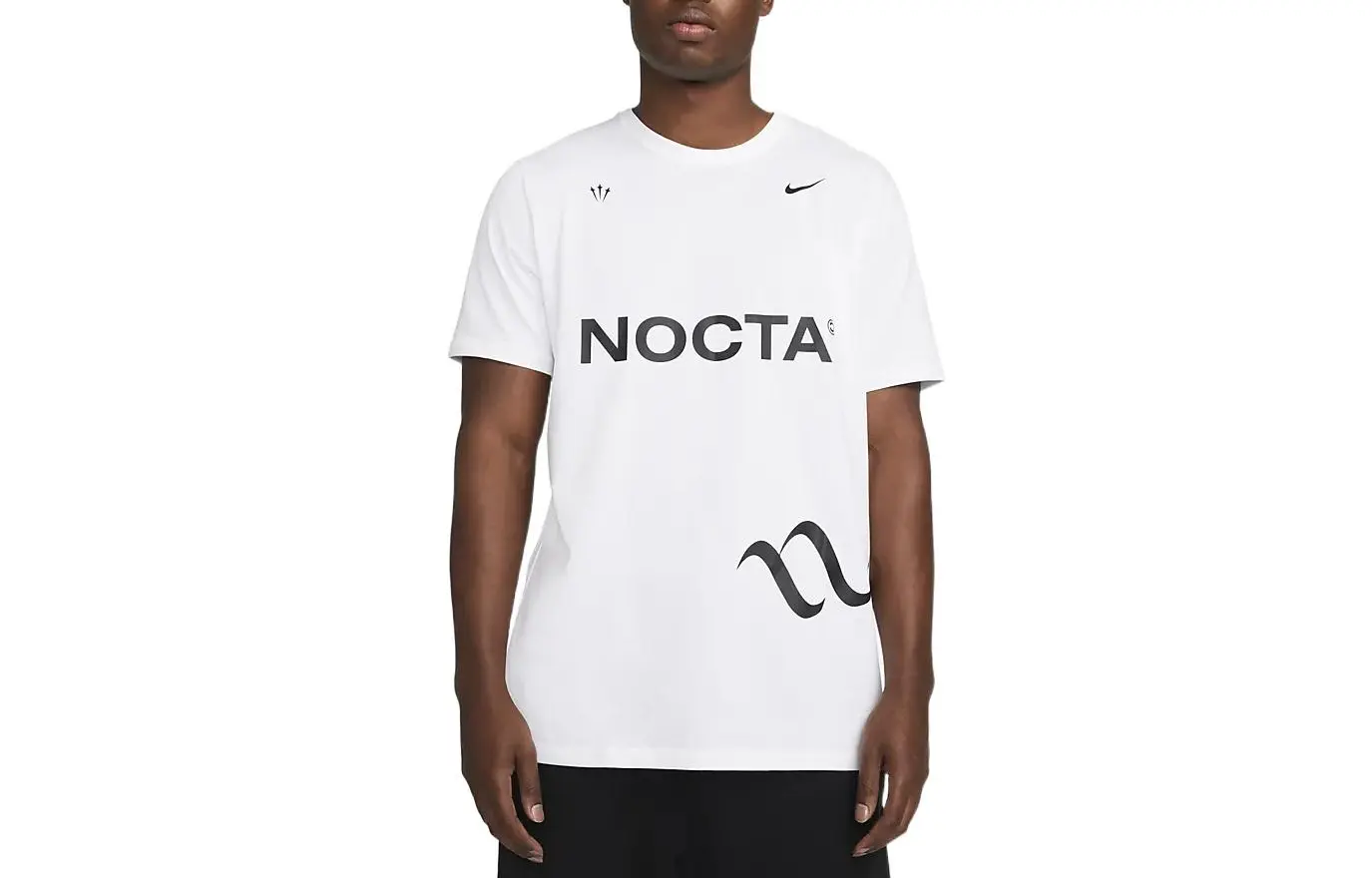 

Баскетбольная футболка X NOCTA, азиатские размеры Nike, белый