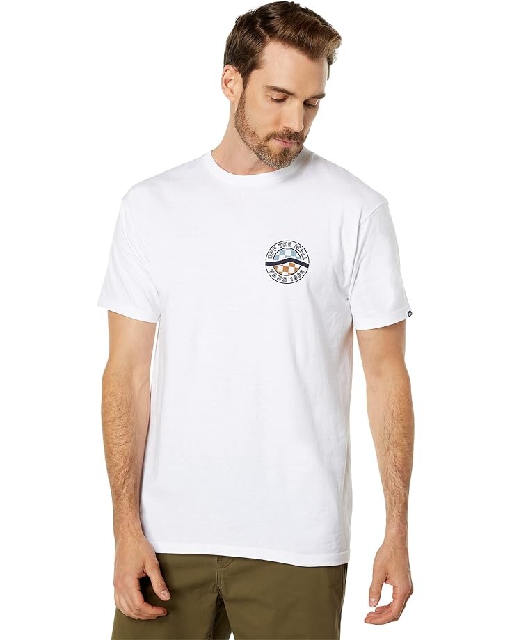 

Футболка Vans Circle Sidestripe Short Sleeve Tee, белый