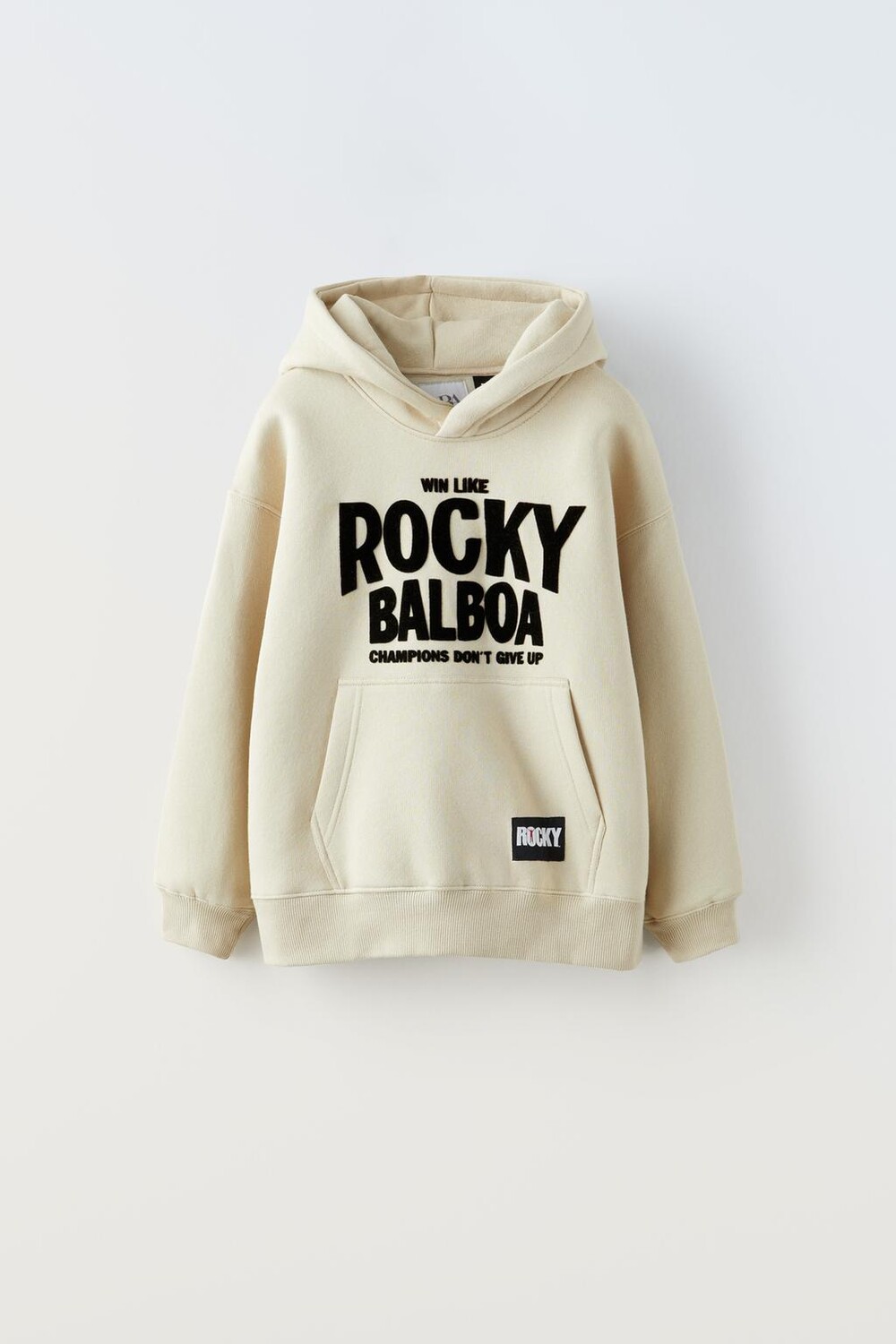 

Толстовка rocky с флокированием ZARA, бежевый