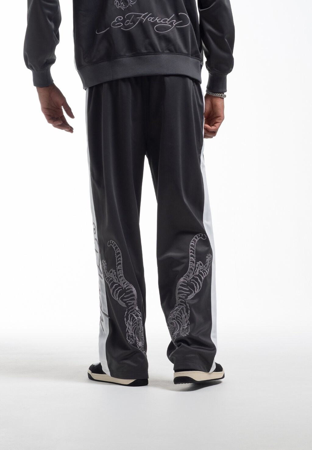 

Тканевые брюки Ed Hardy, серый