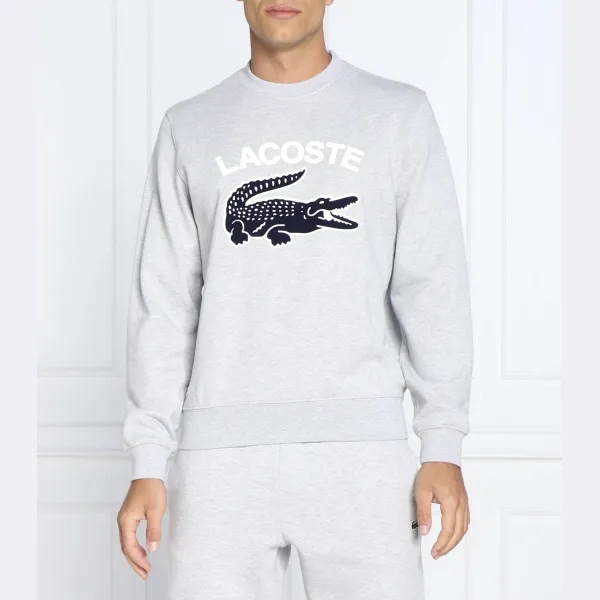 

Толстовка классического кроя Lacoste, серый